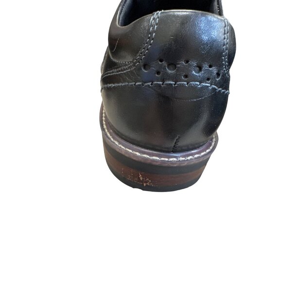 Nunn Bush Mens Black Leather Oxford Dress Shoes Size 9M SKU 8219 - Picture 6 of 11